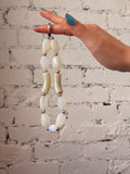Neutral Beaded Phone Charm