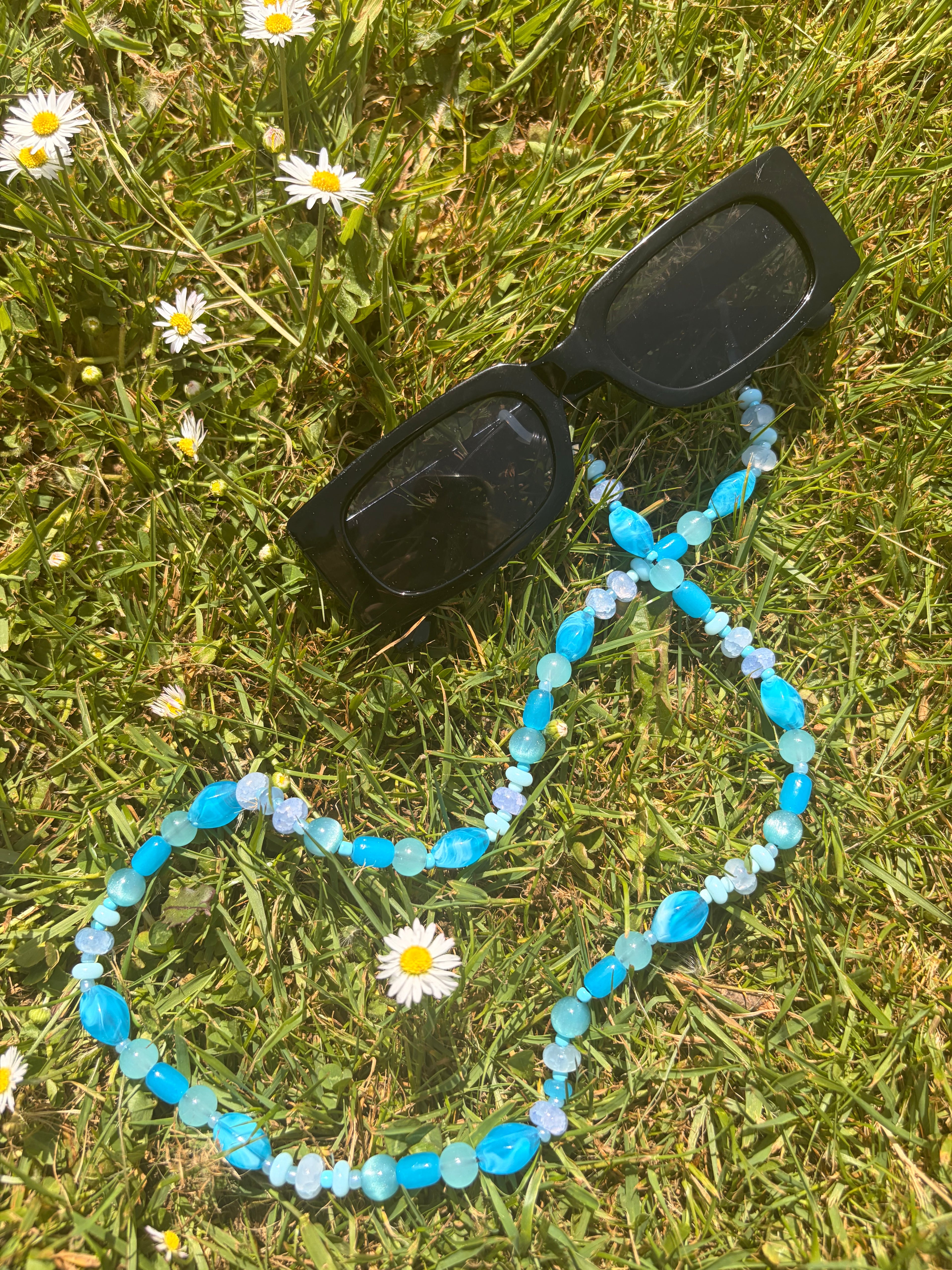 Blue Glasses Charm