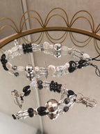 Silver Disco Phone Charm & Keyring Bundle