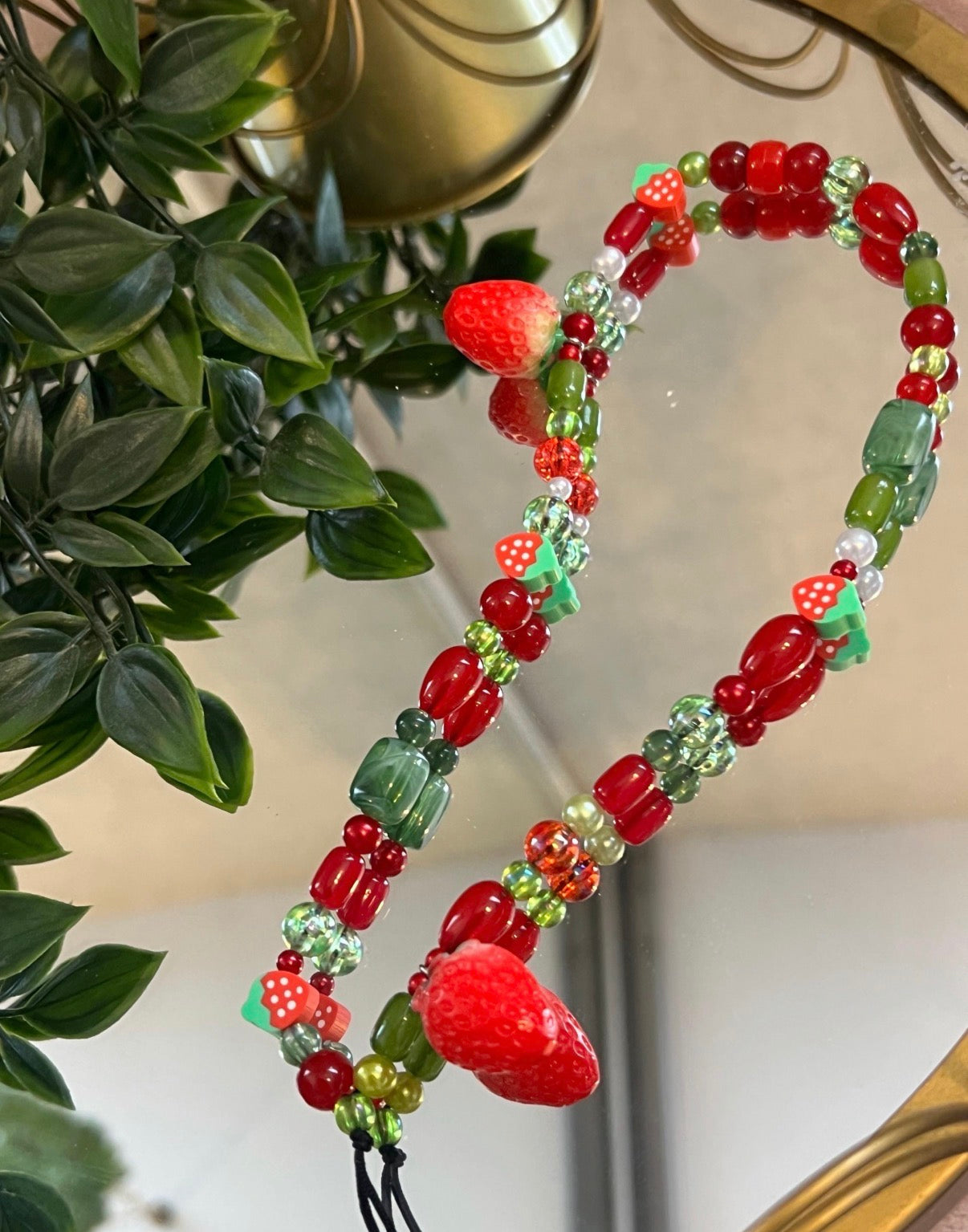 Strawberry Phone Charm
