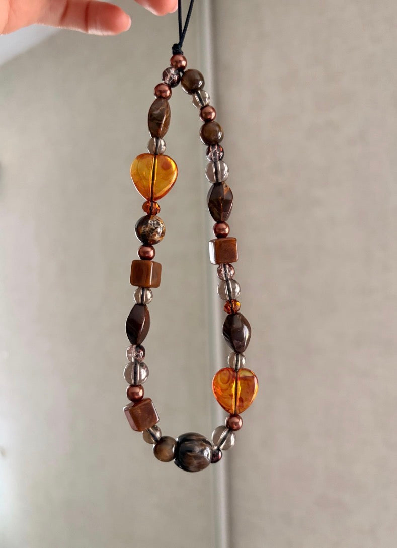 Brown Phone Charm