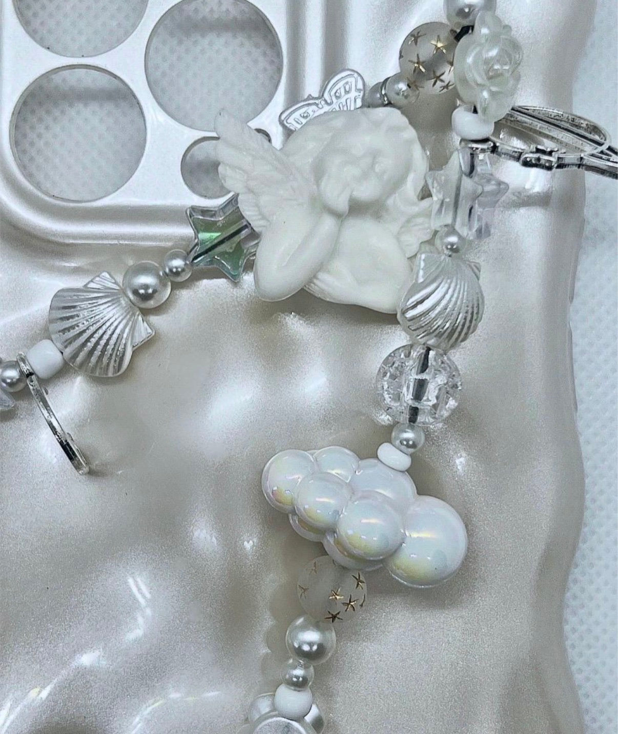 Cherub Cloud Phone Charm
