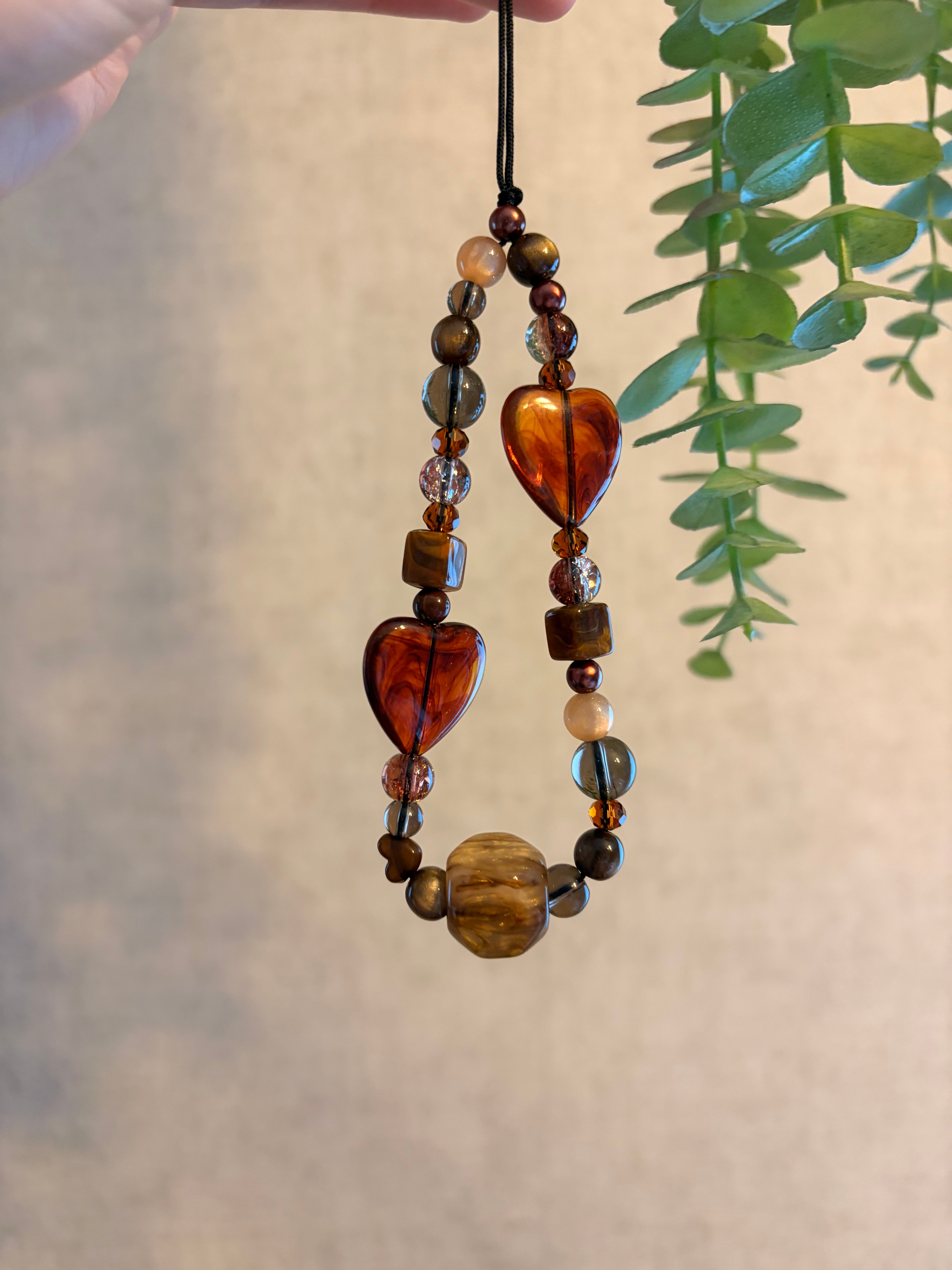 Chunky Brown Phone Charm