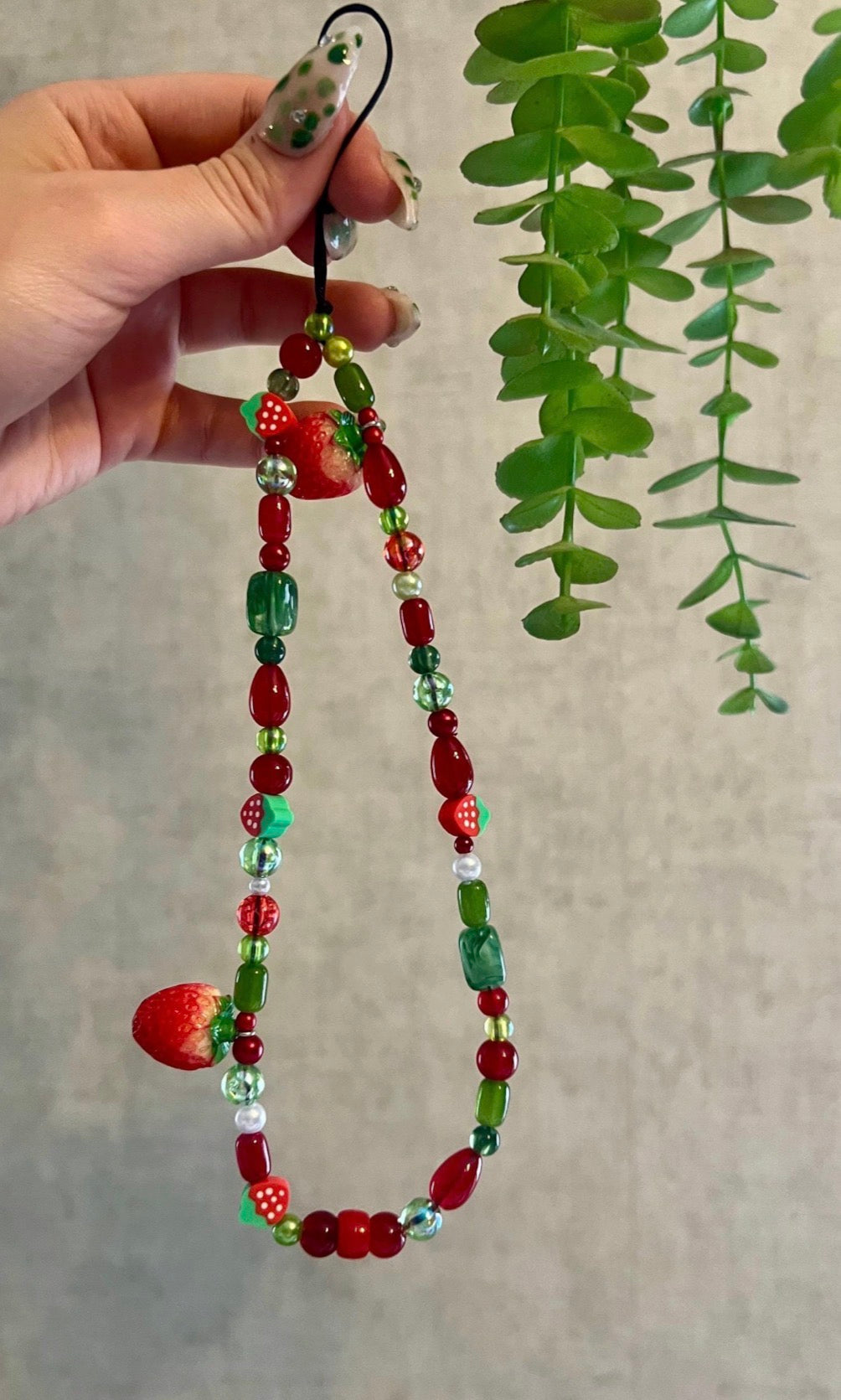 Strawberry Phone Charm