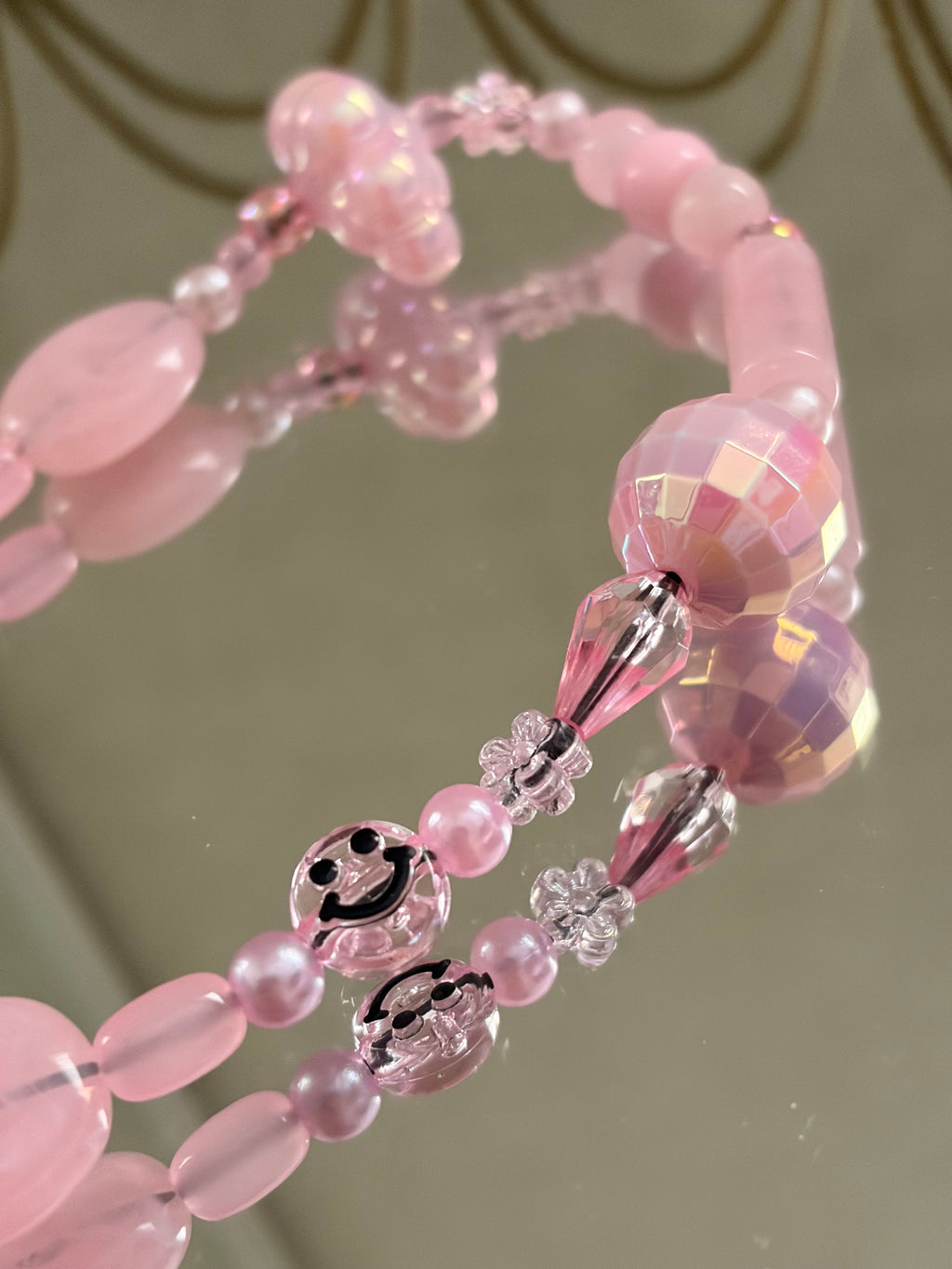 Pink Cloud Phone Charm