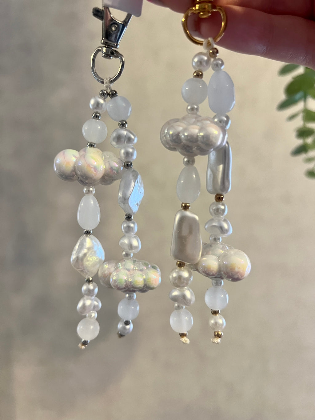 Cloud Keyring Silver/Gold