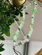 Sage Bow Phone Charm