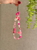 Pink Disco Phone Charm & keyring Bundle
