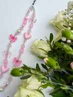 Pink Bow Phone Charm