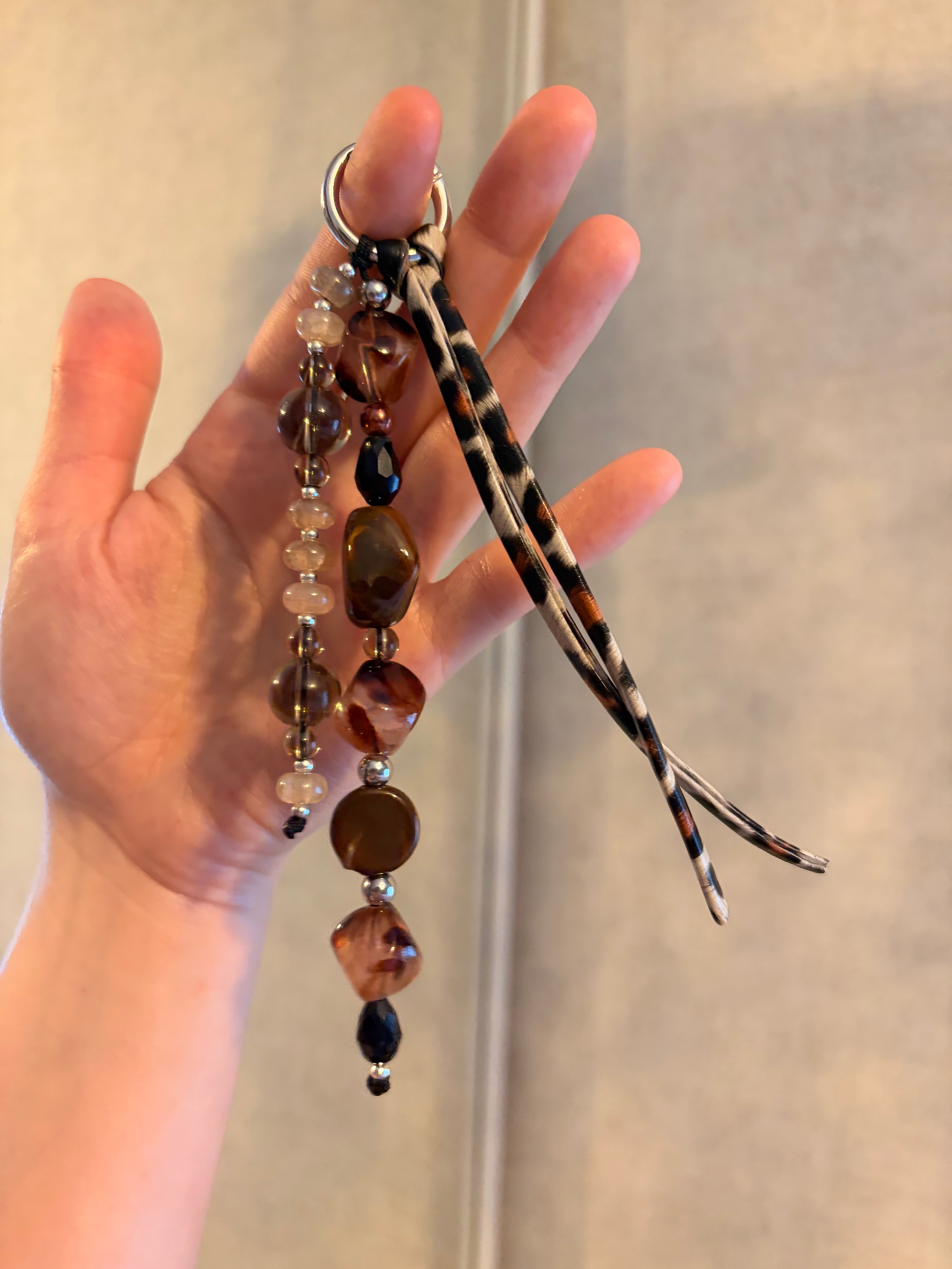 Limited Edition Leopard Print Bag Charm