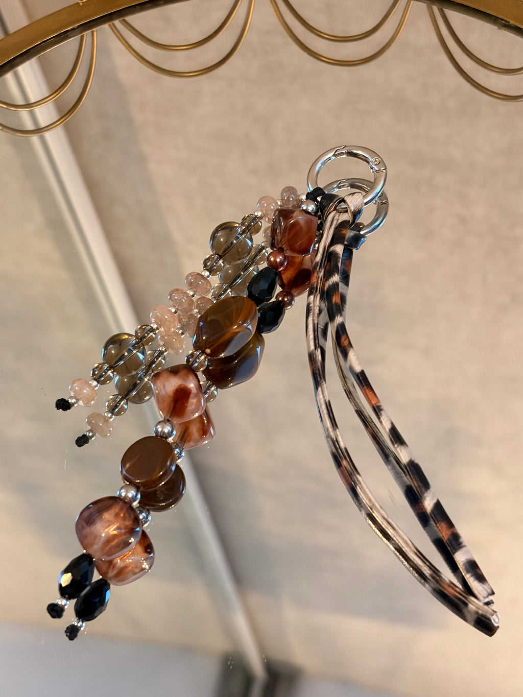 Limited Edition Leopard Print Bag Charm