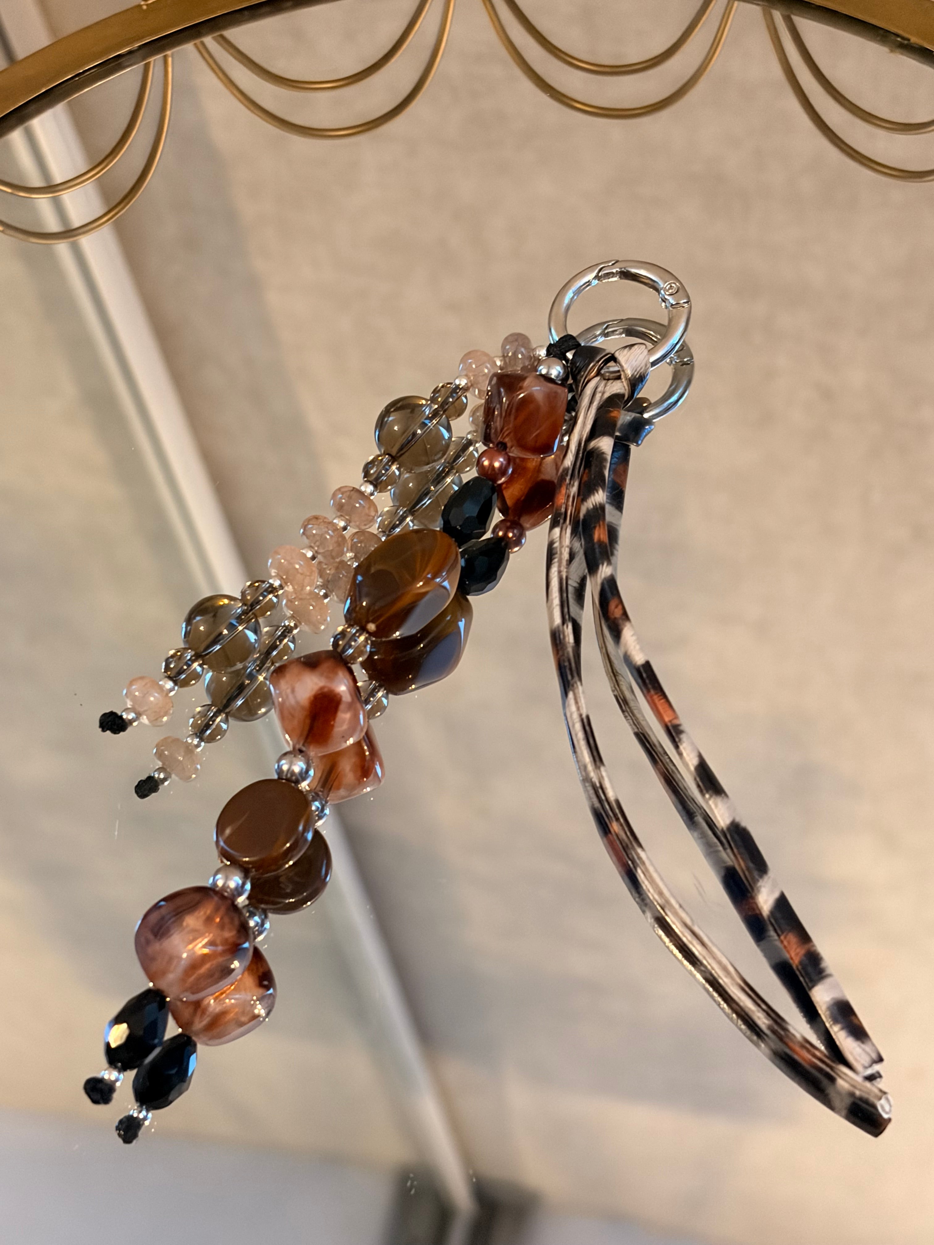 Limited Edition Leopard Print Bag Charm