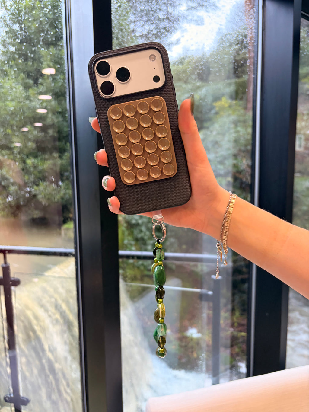 Green Phone Charm