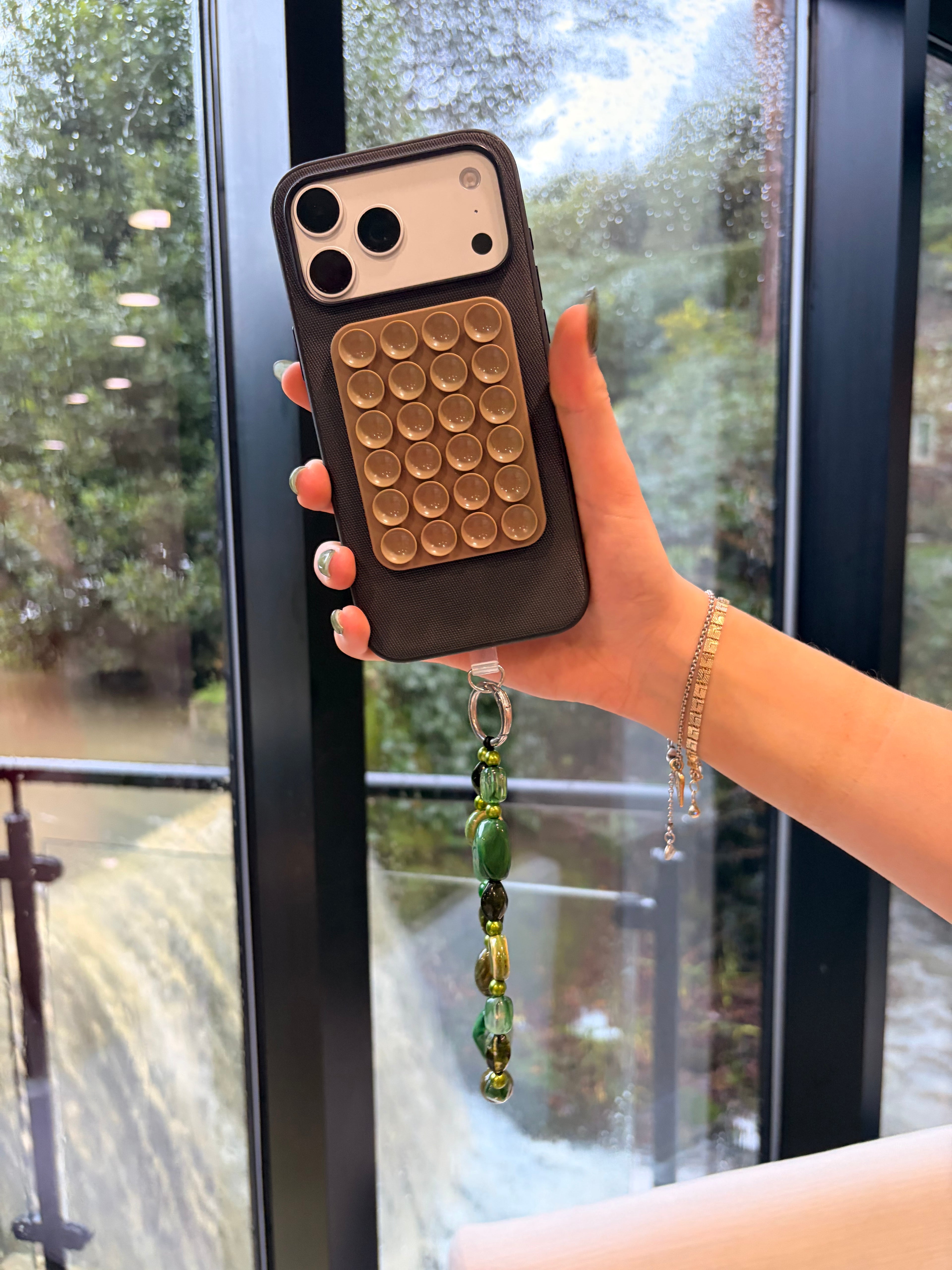 Green Phone Charm