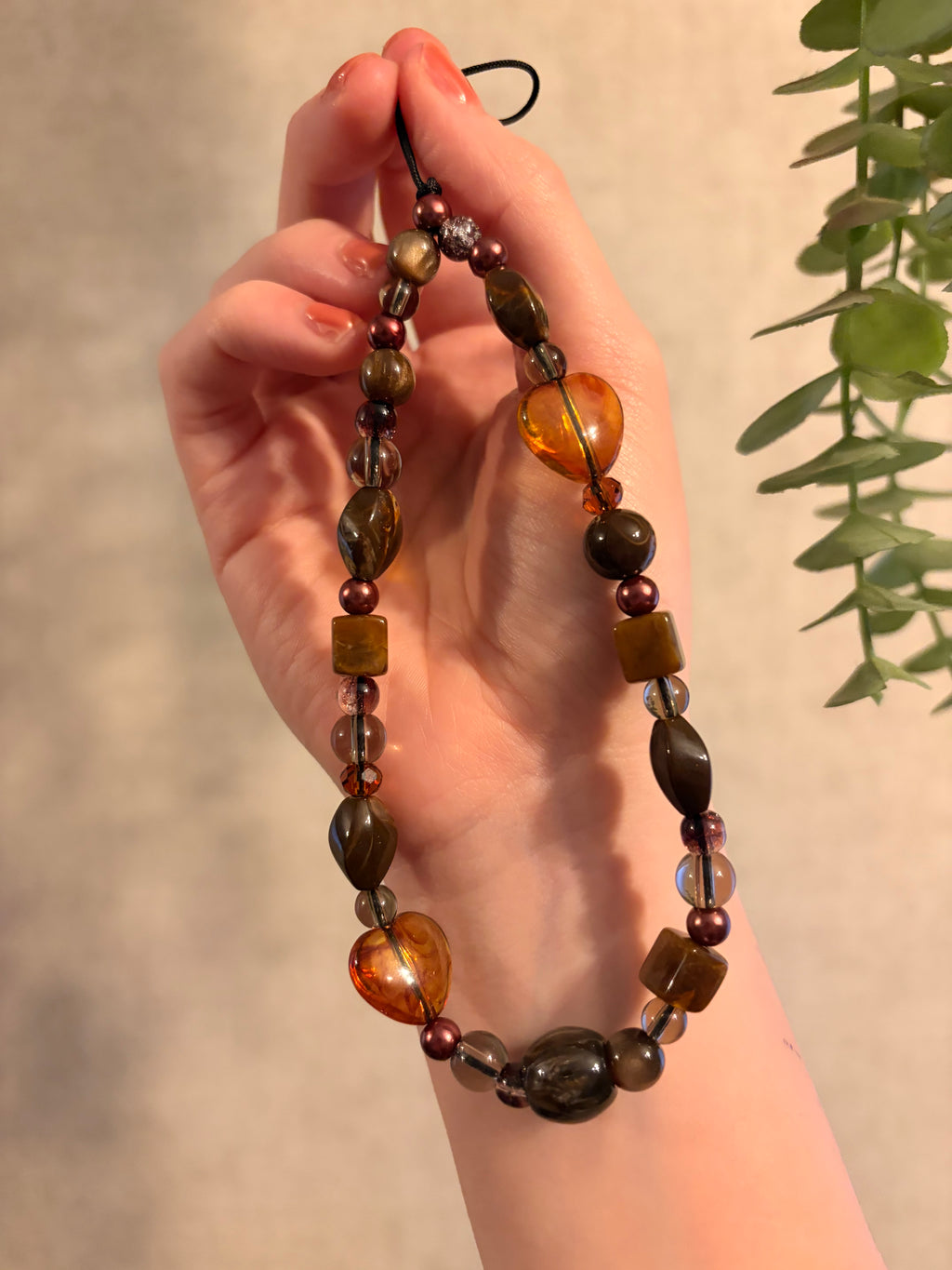Brown Phone Charm