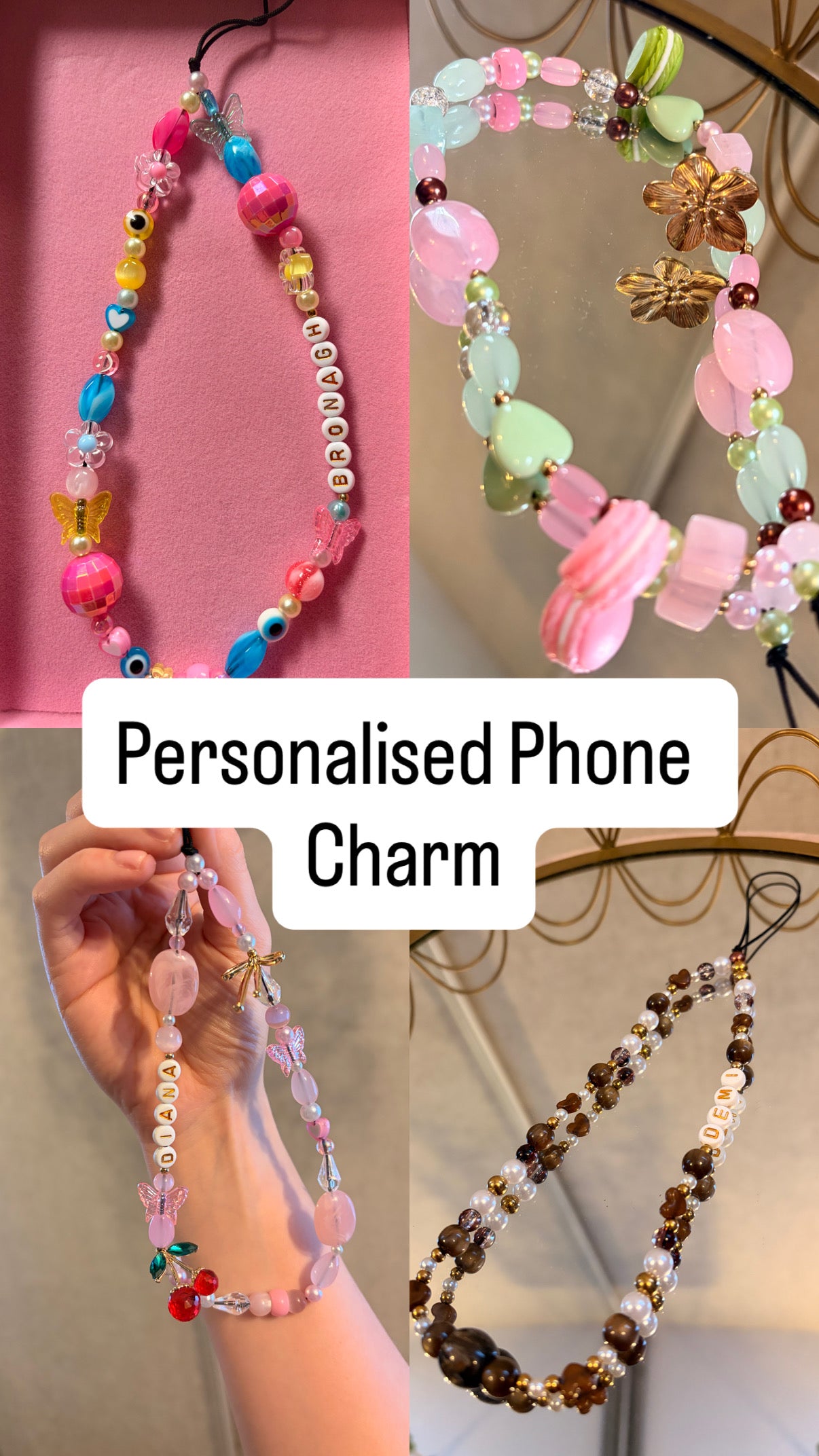 Personalised Phone Charm