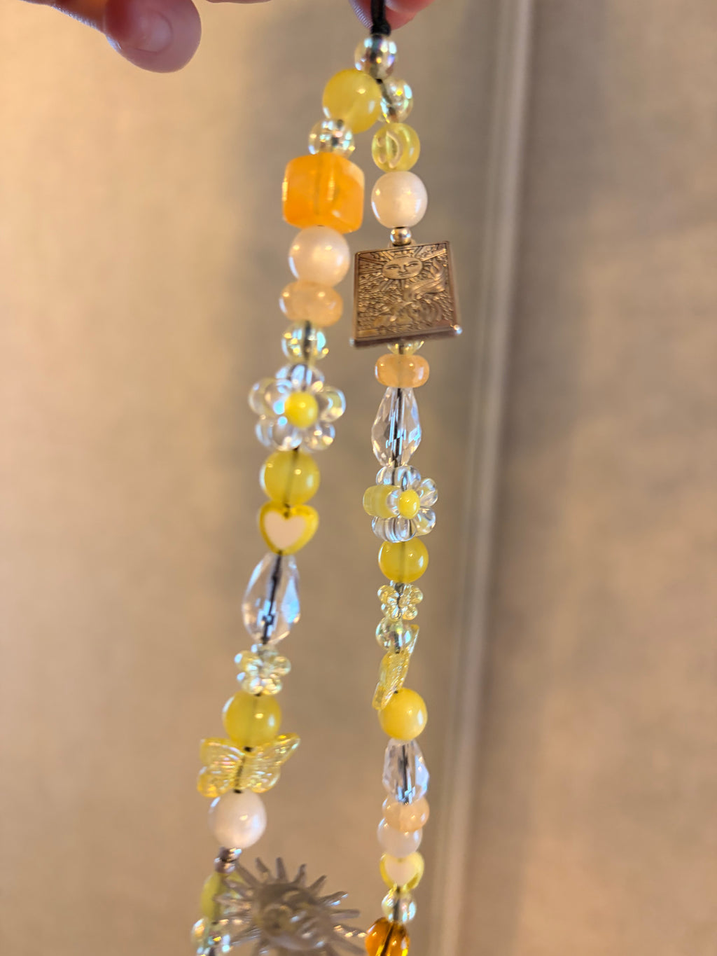 Sun Tarot Card Charm