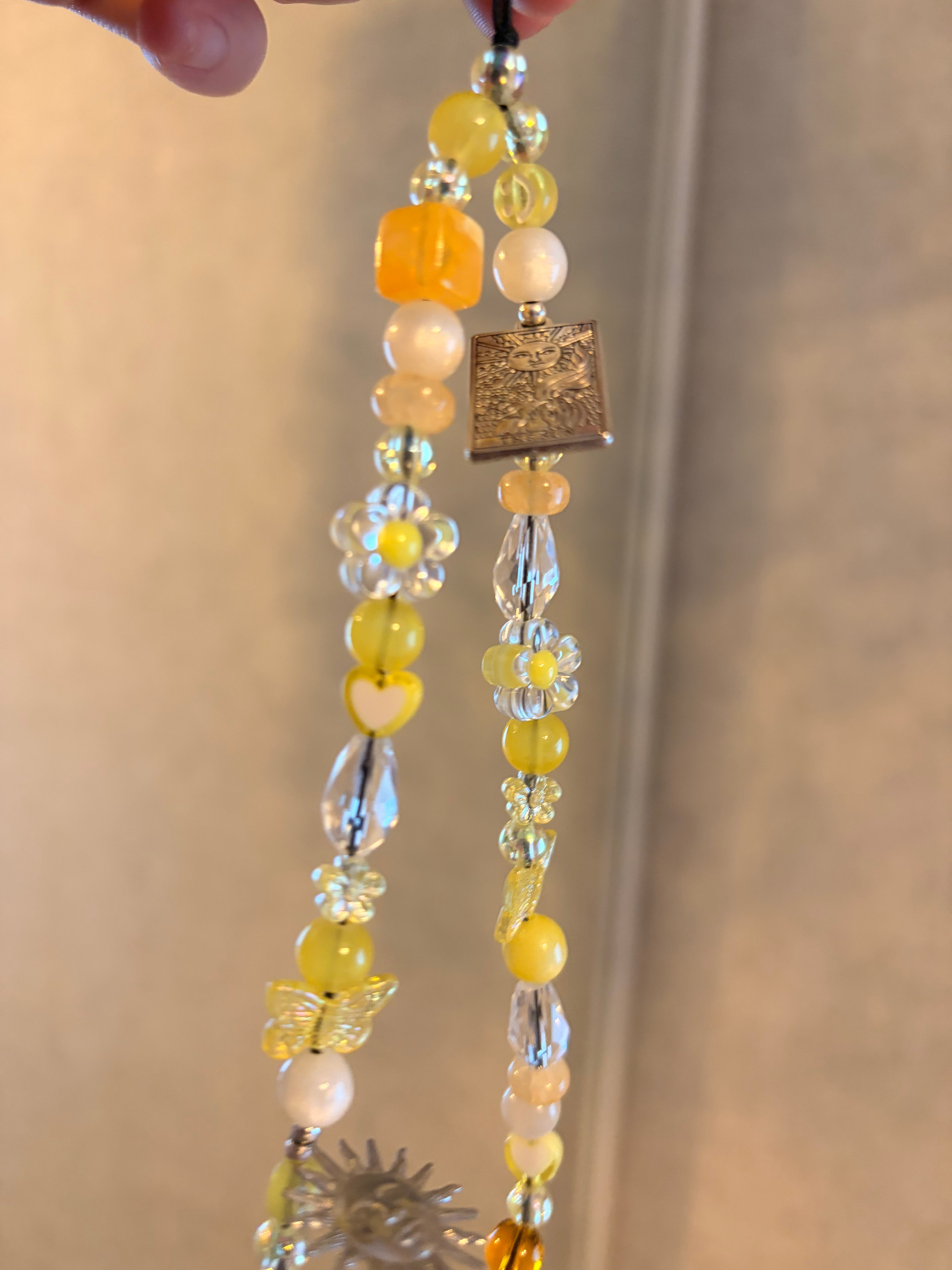 Sun Tarot Card Charm
