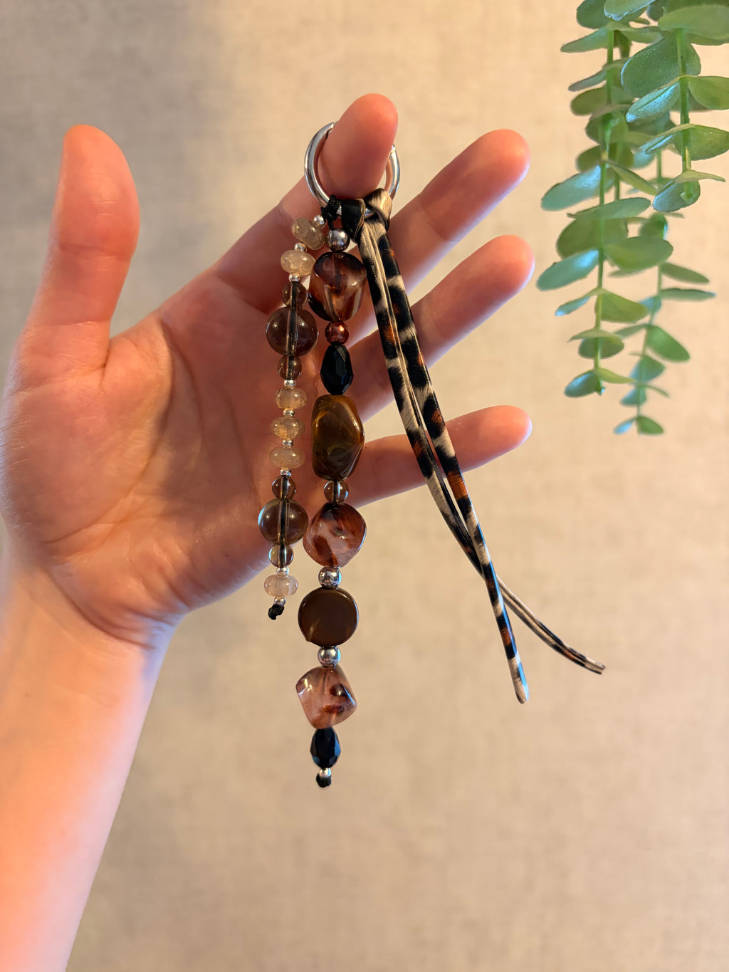 Limited Edition Leopard Print Bag Charm