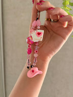 Pink Disco Keyring
