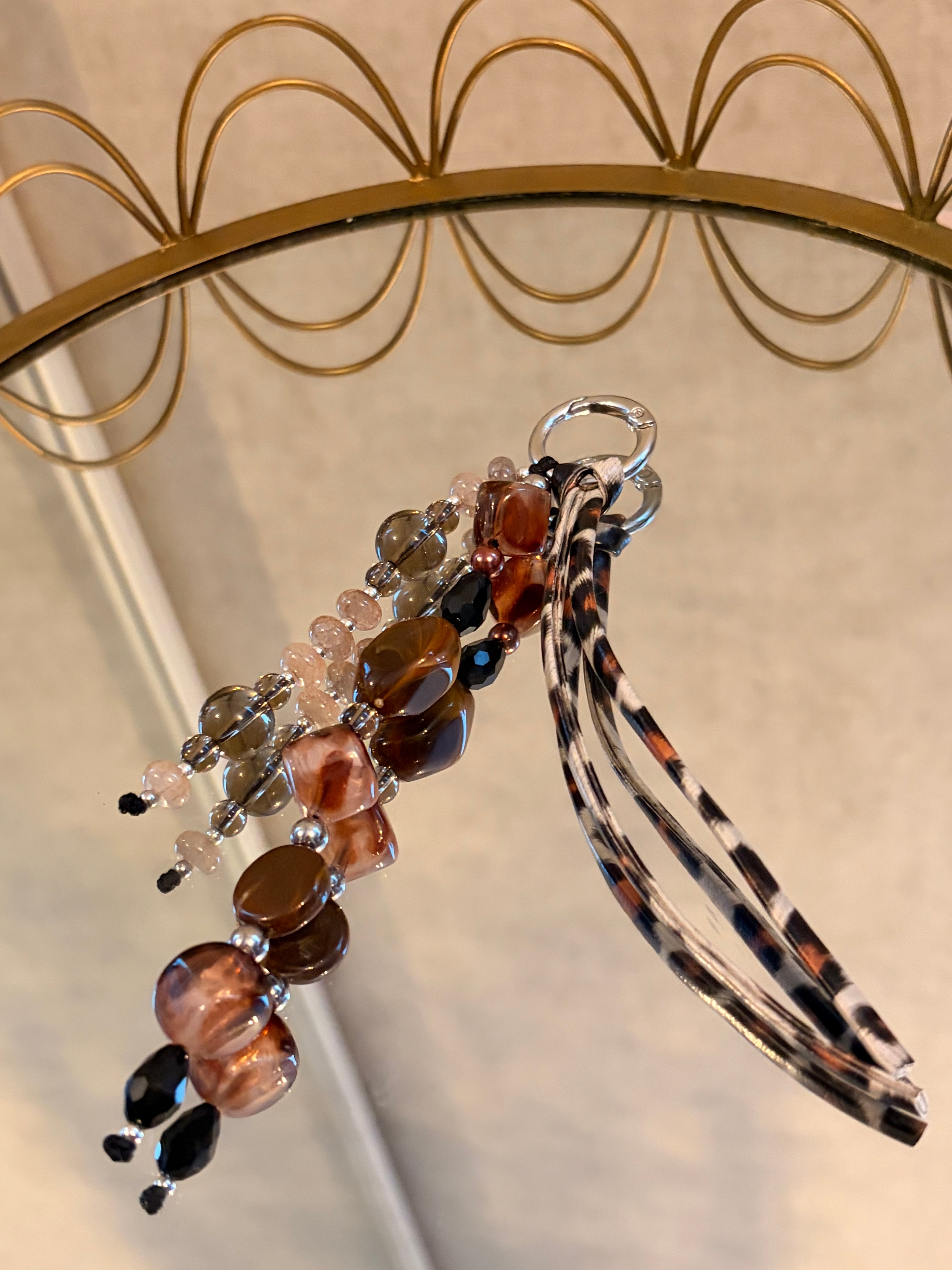 Limited Edition Leopard Print Bag Charm