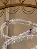 Smiley Face Beaded Phone Charm