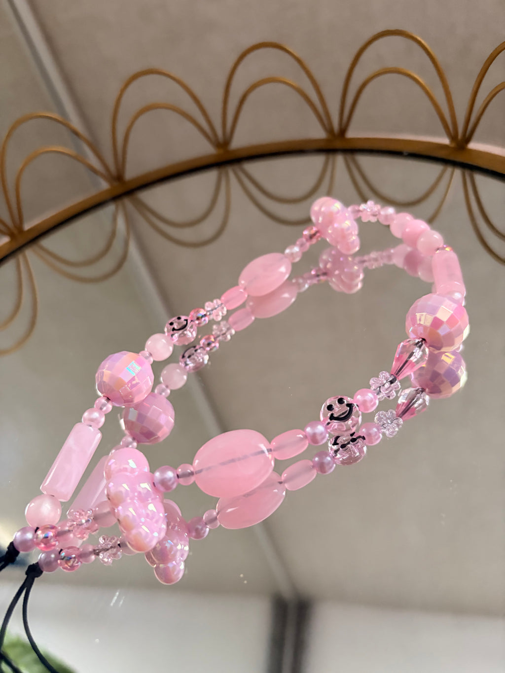 Pink Cloud Phone Charm