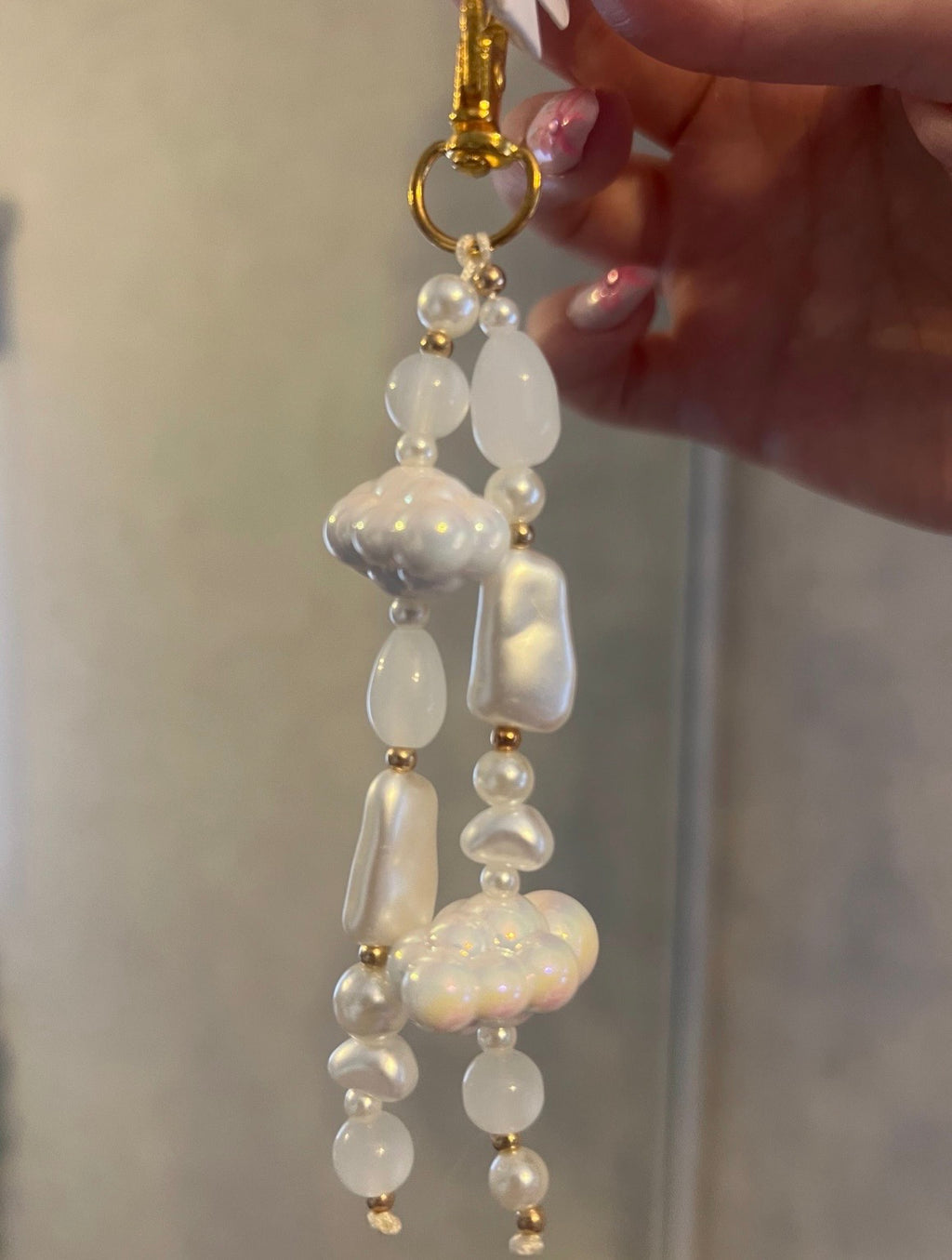 Cloud Keyring Silver/Gold