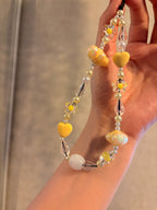 Butter Yellow Cloud Phone Charm