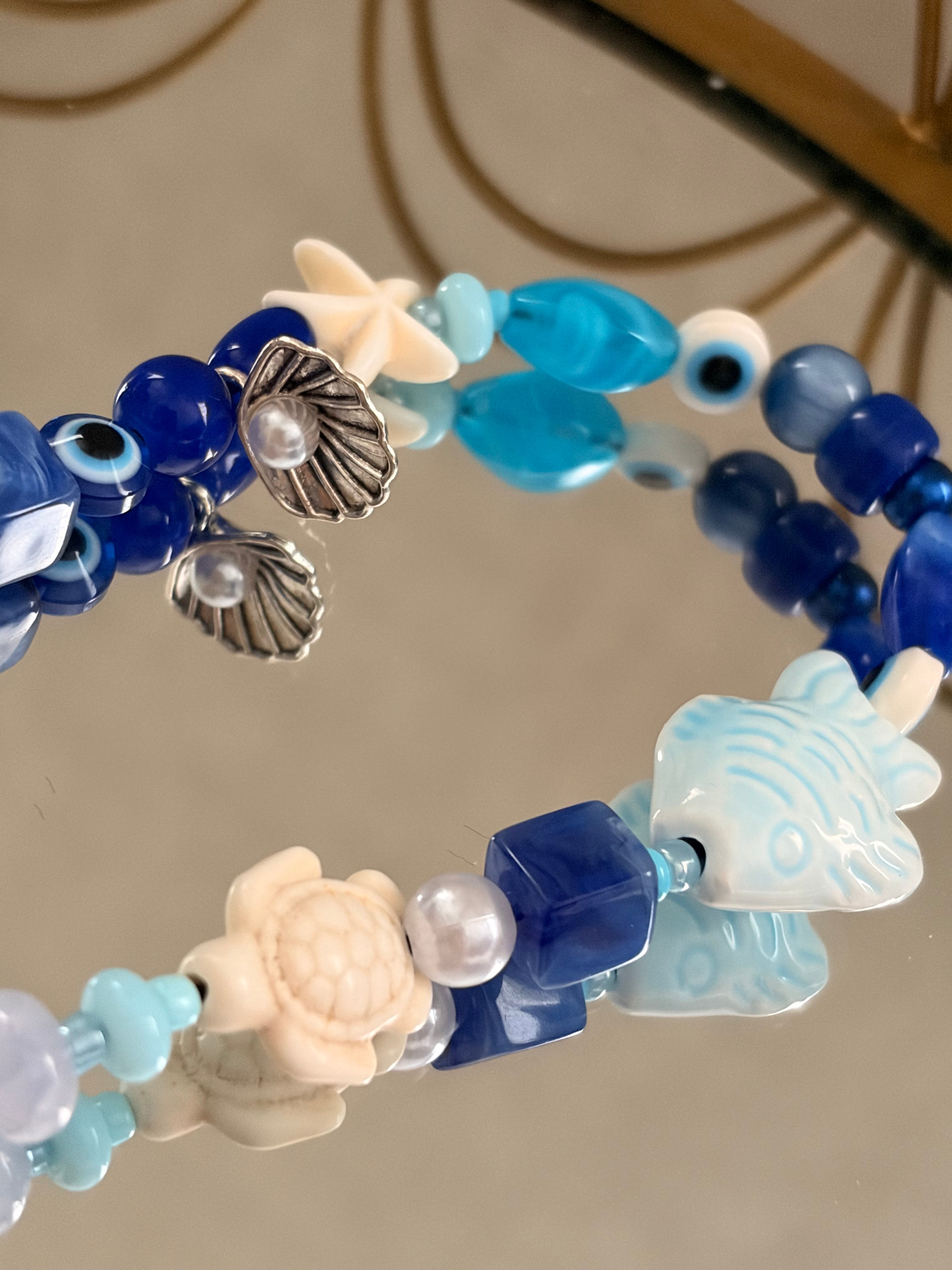 Mykonos Inspired Phone Charm
