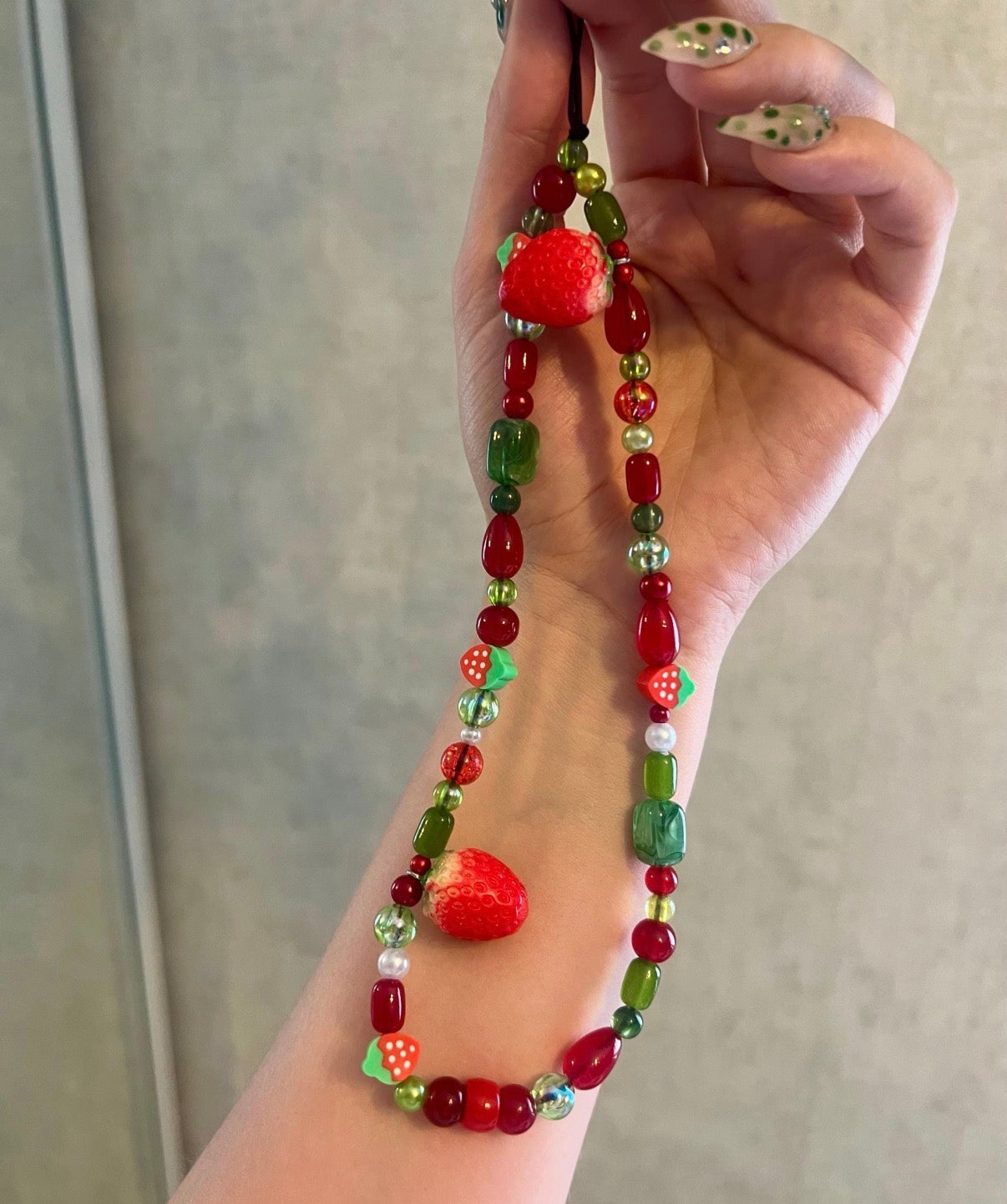 Strawberry Phone Charm