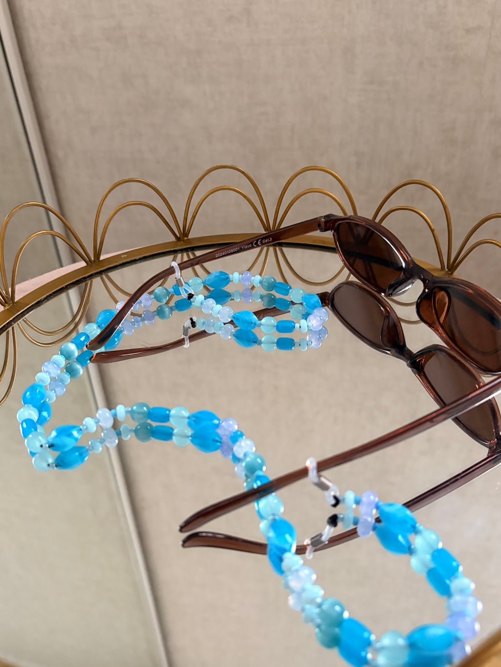 Blue Glasses Charm