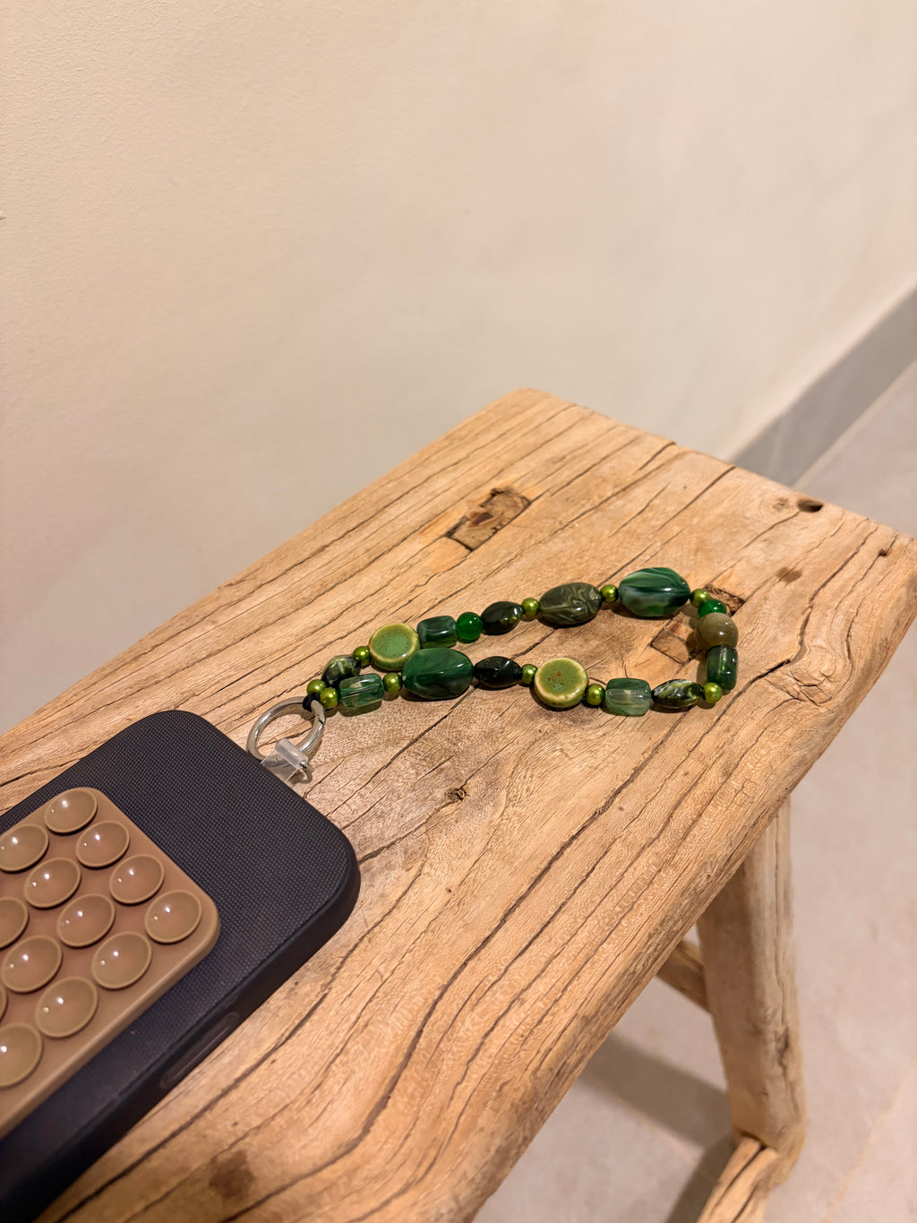 Green Phone Charm