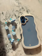 Blue Cloud Phone Charm