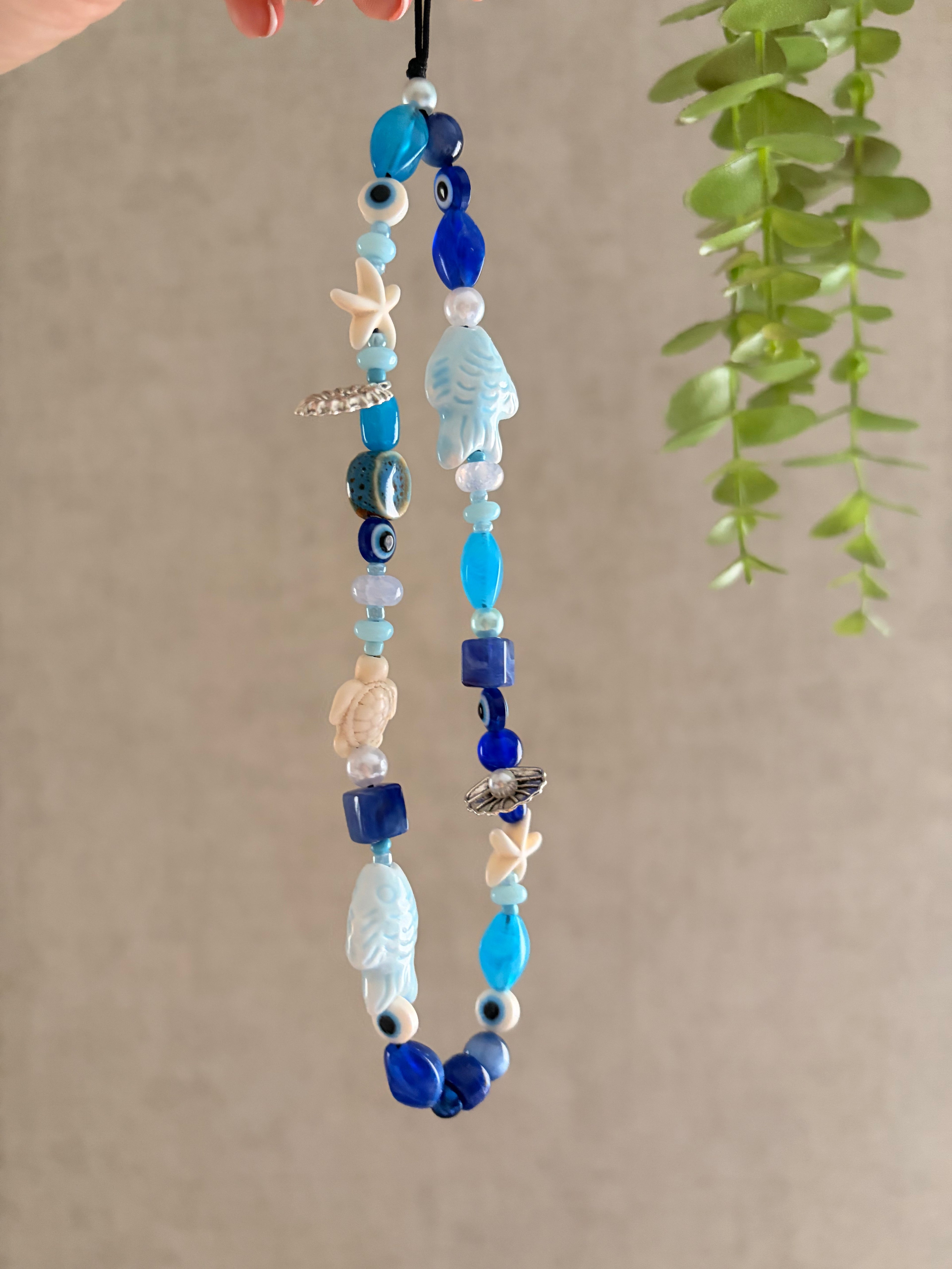 Mykonos Inspired Phone Charm