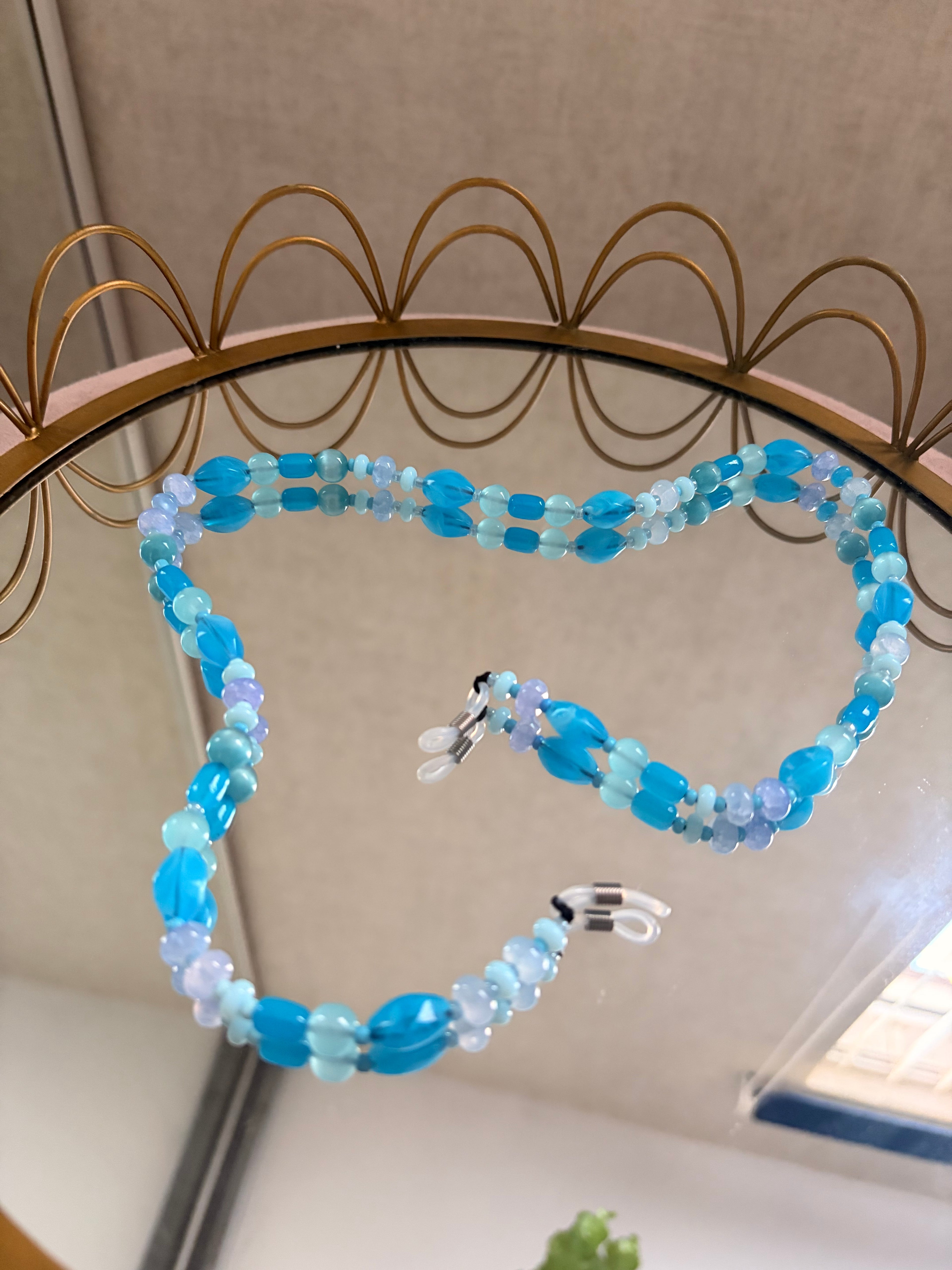 Blue Glasses Charm