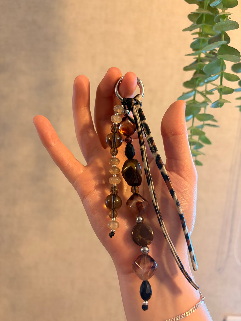 Limited Edition Leopard Print Bag Charm