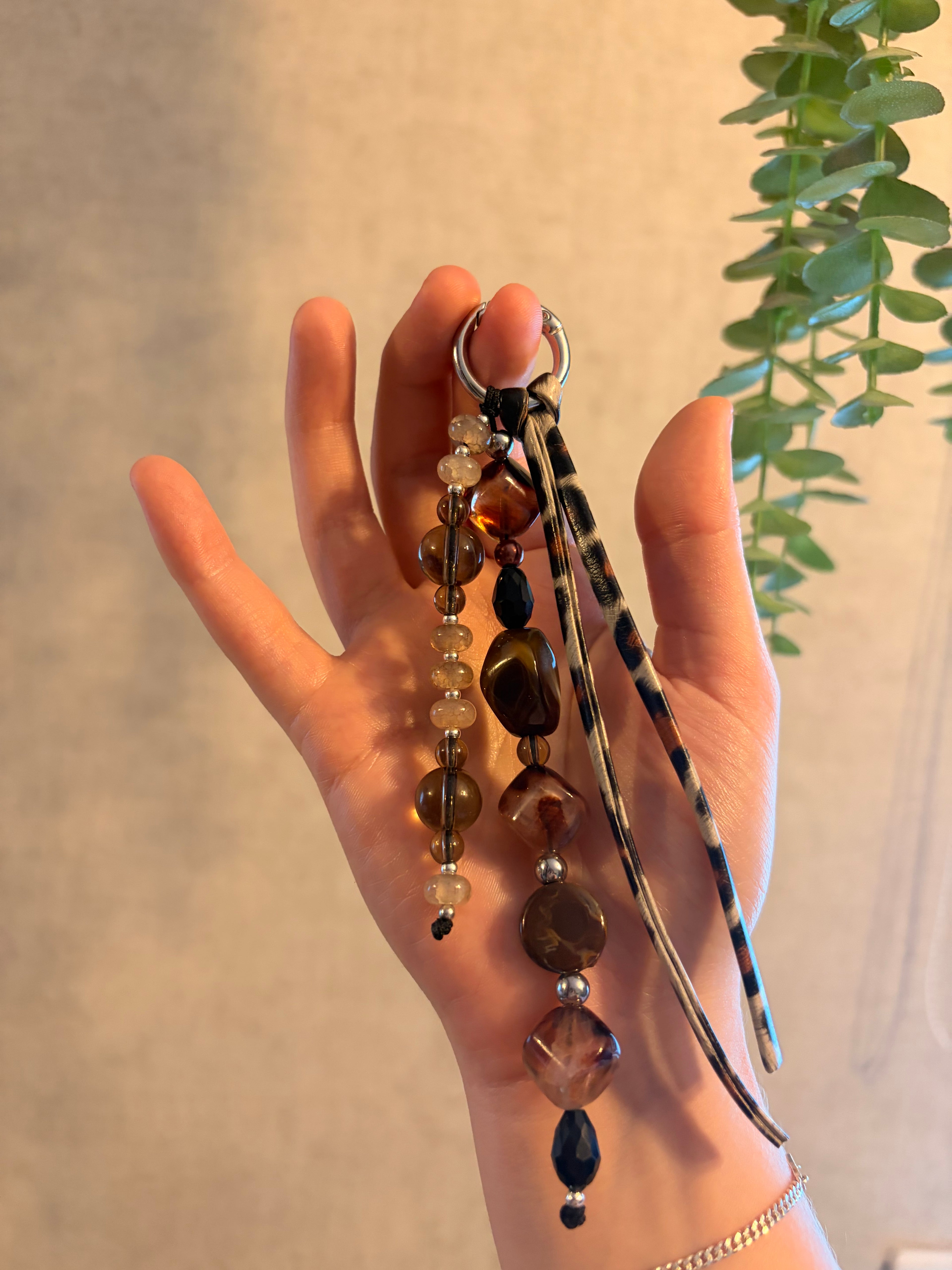Limited Edition Leopard Print Bag Charm