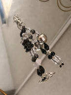 Silver Disco Keyring