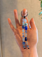 Blue Ceramic Bag Charm