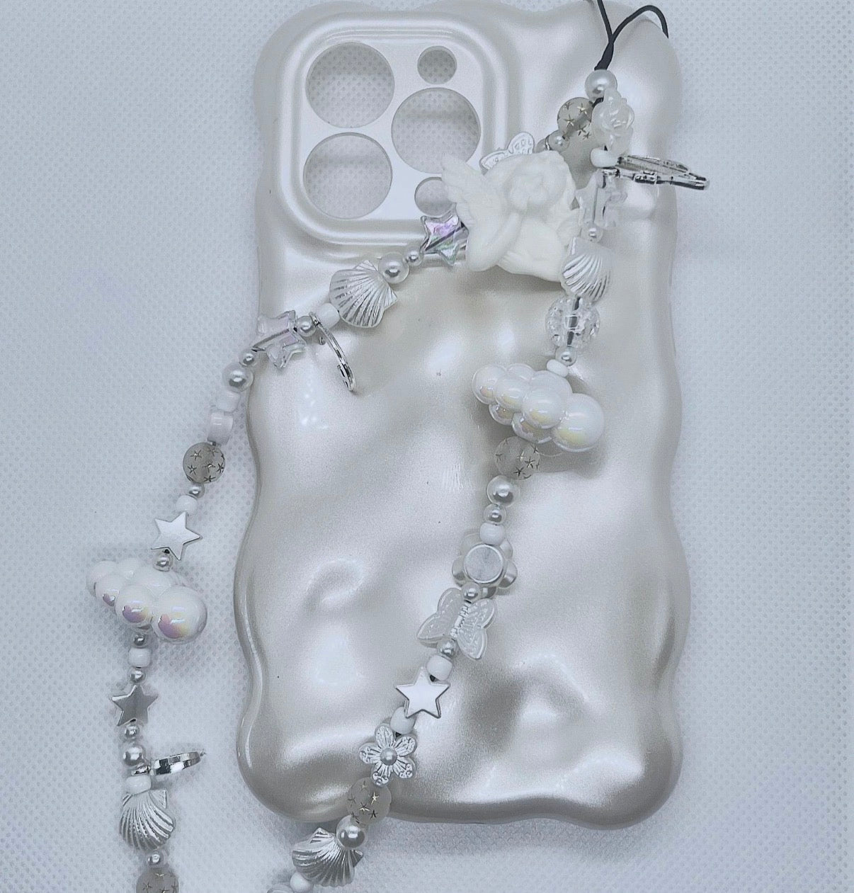 Cherub Cloud Phone Charm