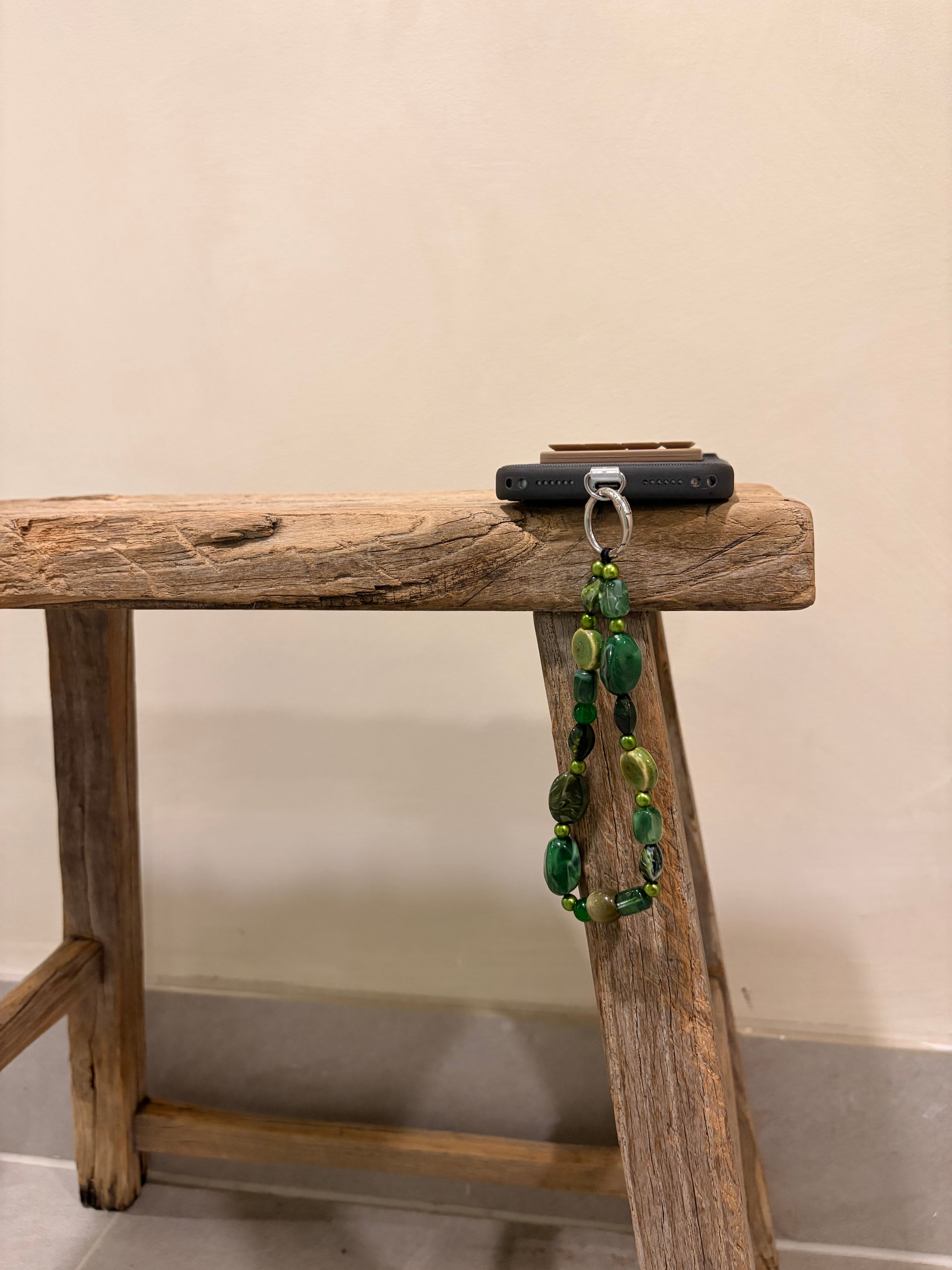 Green Phone Charm