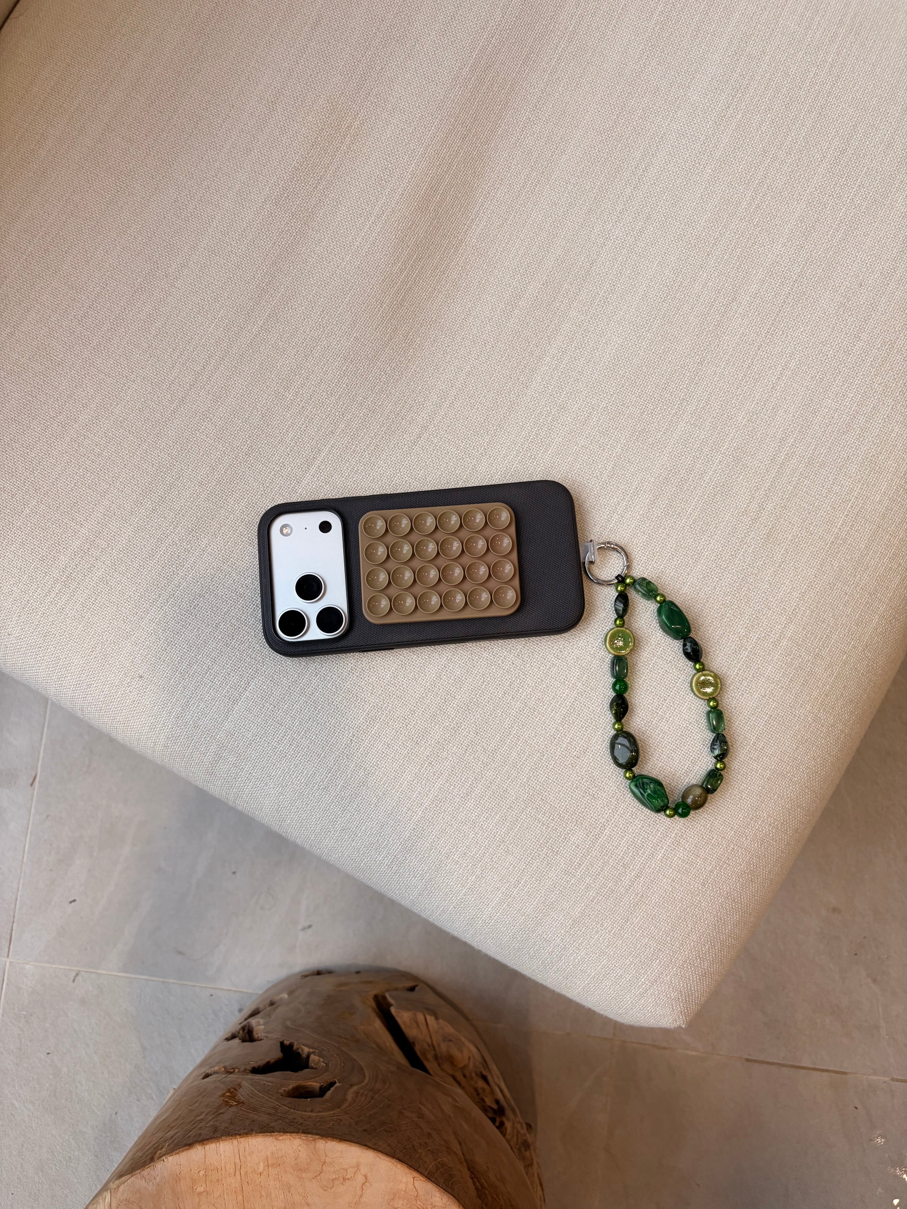 Green Phone Charm