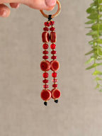 Red Ceramic Bag Charm