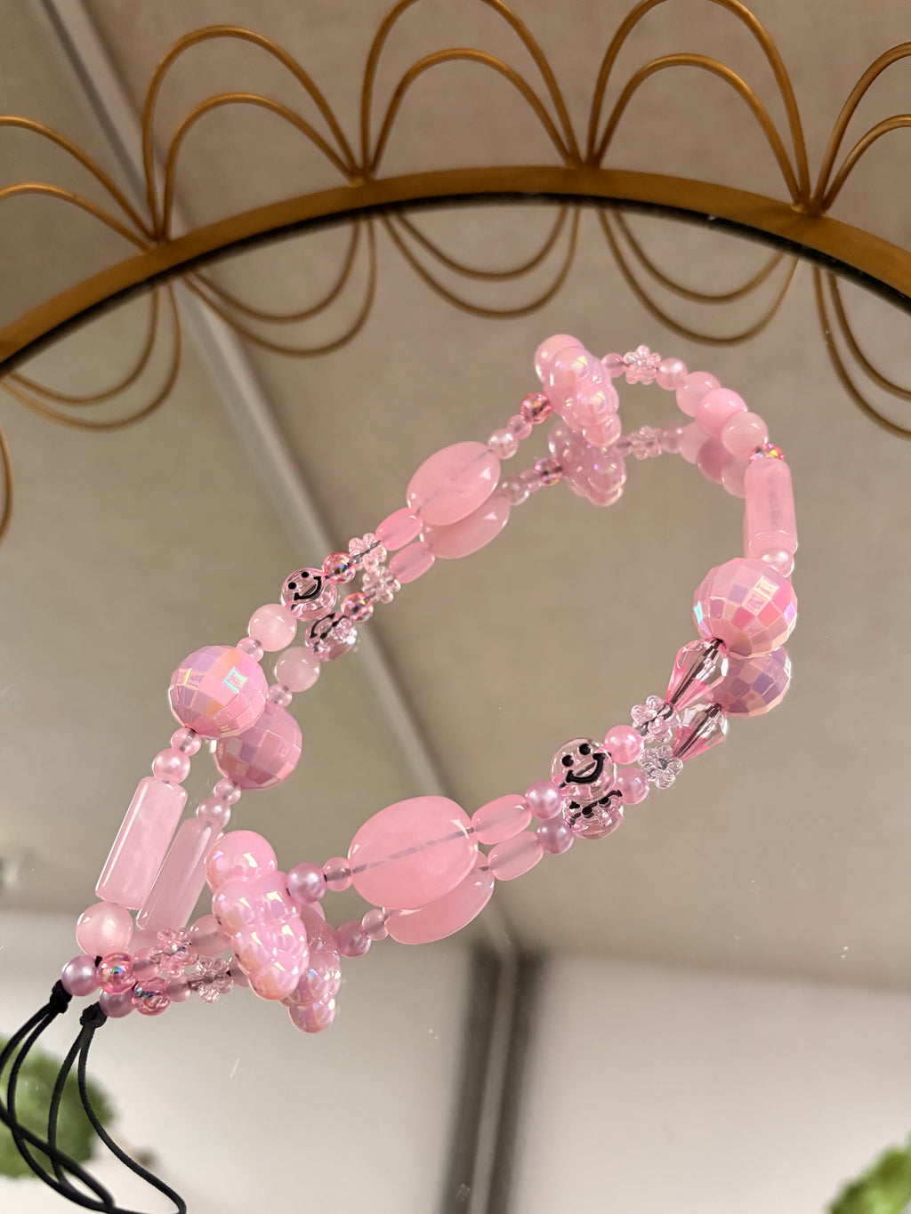 Pink Cloud Phone Charm