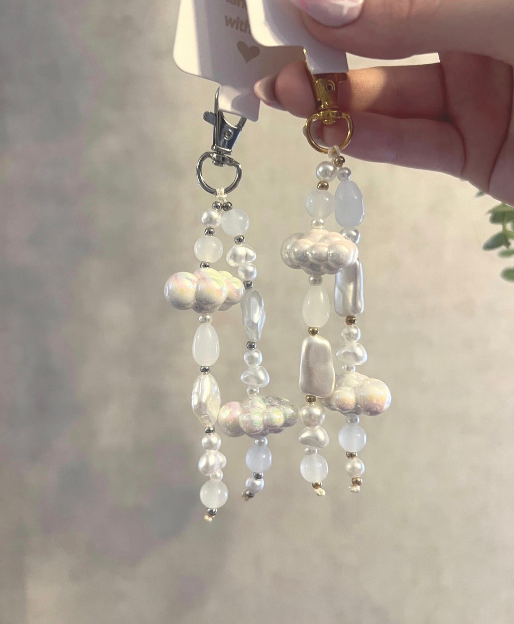 Cloud Keyring Silver/Gold