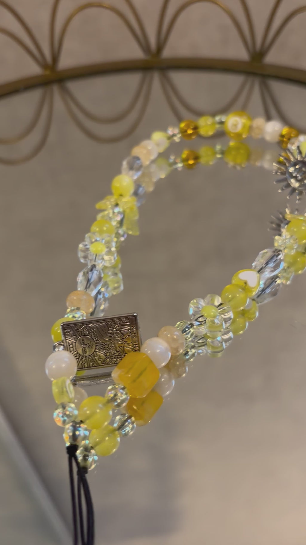 Sun Tarot Card Charm