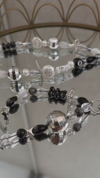 Silver Disco Phone Charm & Keyring Bundle
