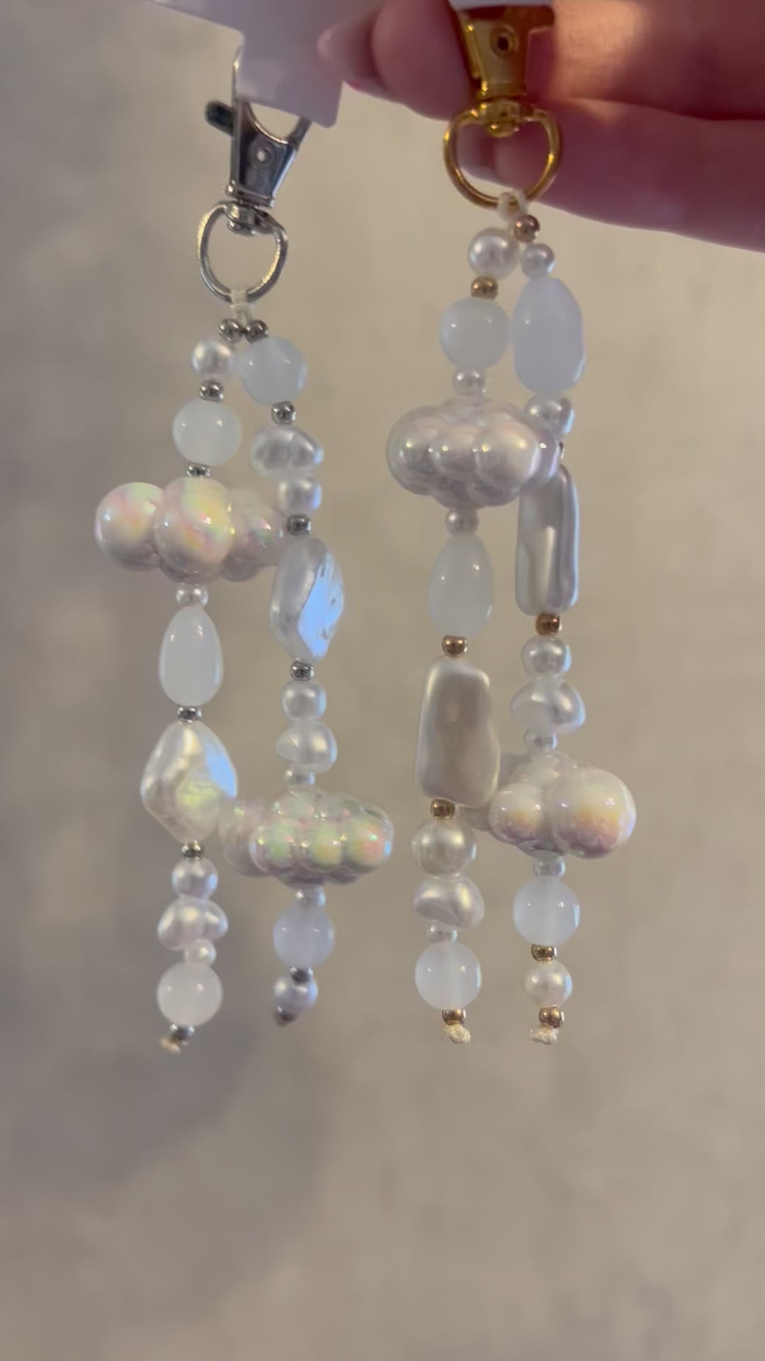 Cloud Keyring Silver/Gold